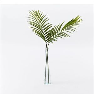 West Elm Faux Green Palm Plant leaf Branch